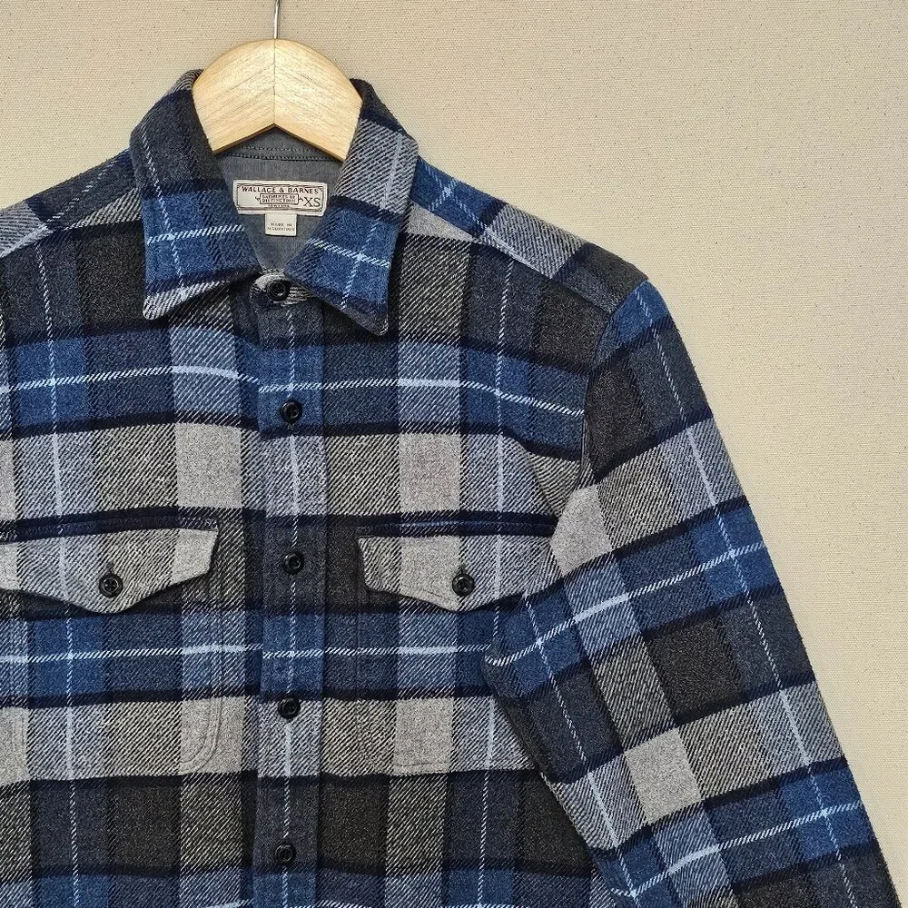 Wallace & Barnes Heavy Flannel Shirt XS